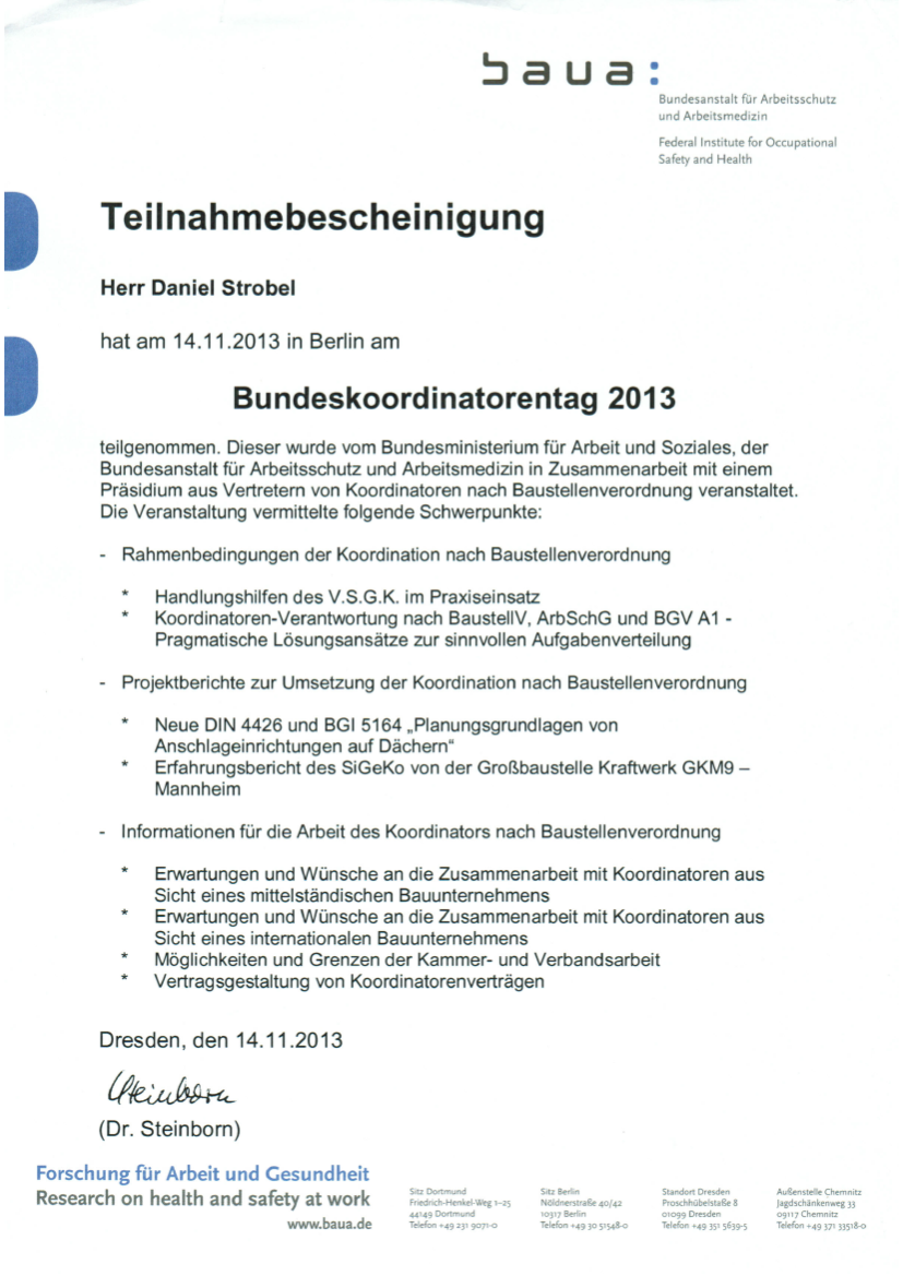 Bundeskoordina­torentag Berlin 2013