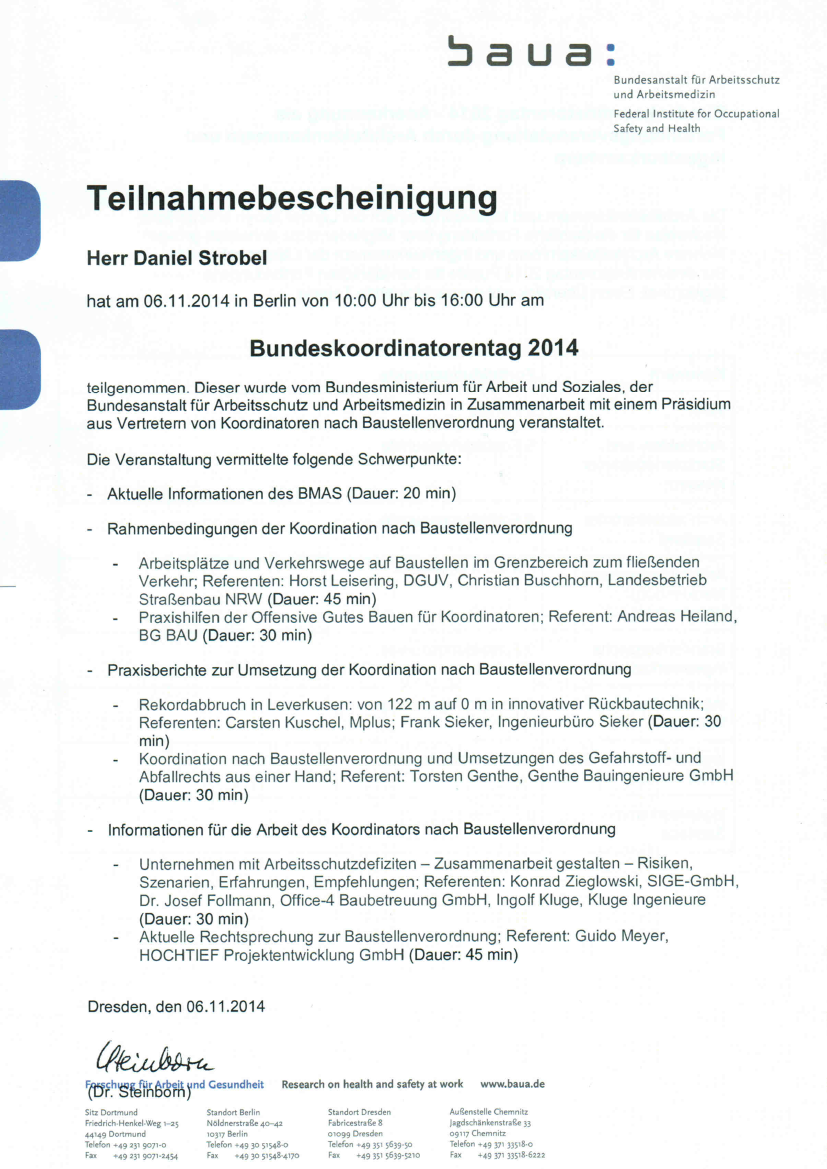 Bundeskoordina­torentag Berlin 2014